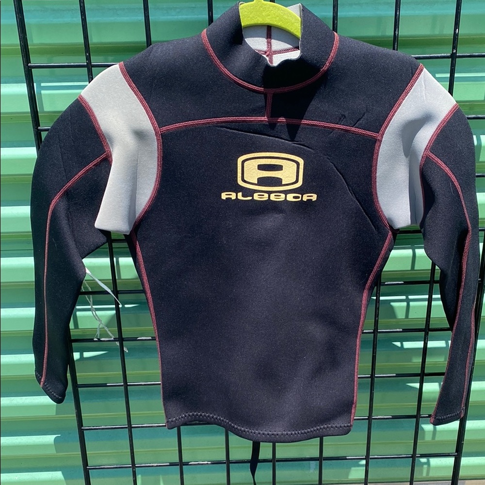 Kids Swim Wetsuit - Black and Gray